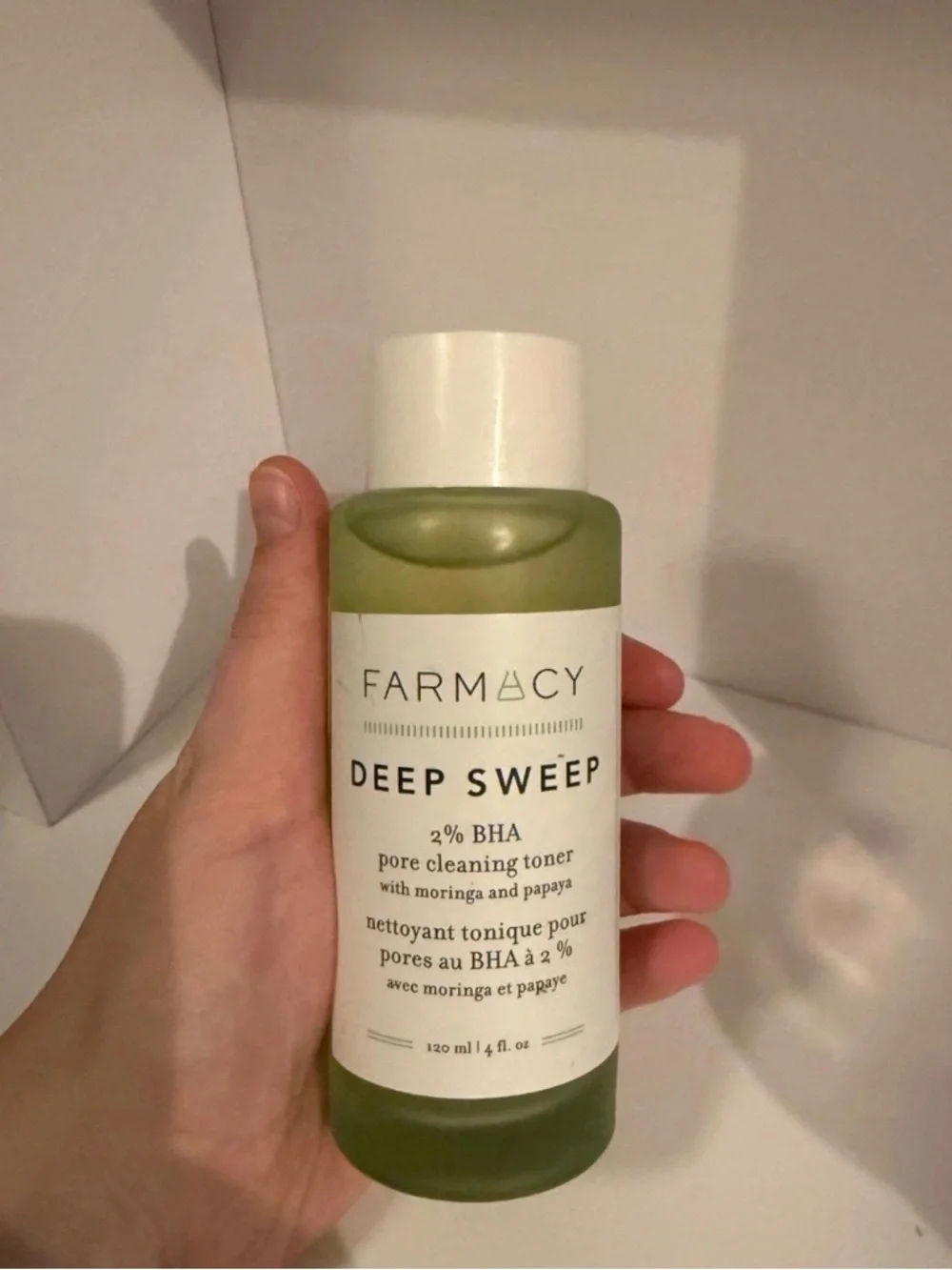 Farmacy Deep Sweep 2% BHA Pore Cleaning Toner with Moringa and Papaya 4 fl oz